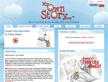 Tablet Screenshot of myownstory.com